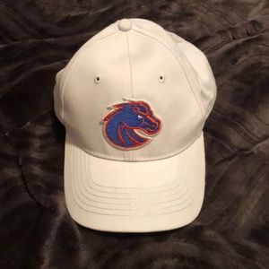 Boise State Broncos White ball cap